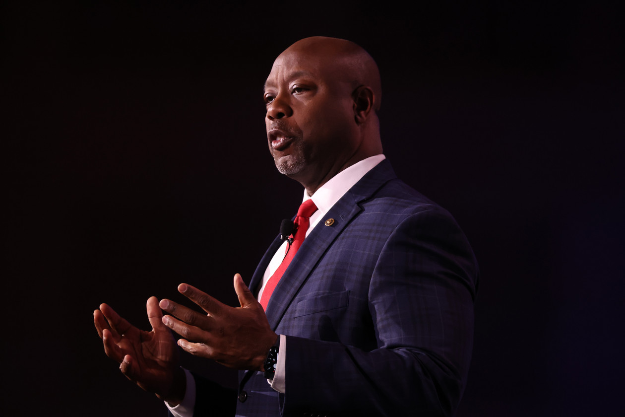 Trump who? GOP senators rave over a potential Tim Scott presidential run.