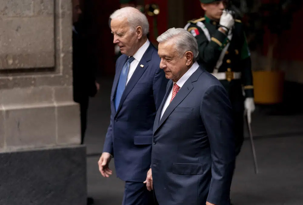 Biden, López Obrador open Mexico meetings with brusque talk