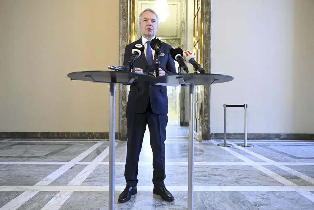 Finland’s top diplomat hints at joining NATO without Sweden