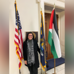 Tlaib erects Palestinian flag in Capitol Hill office, accuses Israel of ‘apartheid’