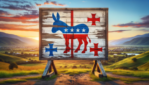 AJC poll: Democratic support plummets in Georgia as base demands more fight
